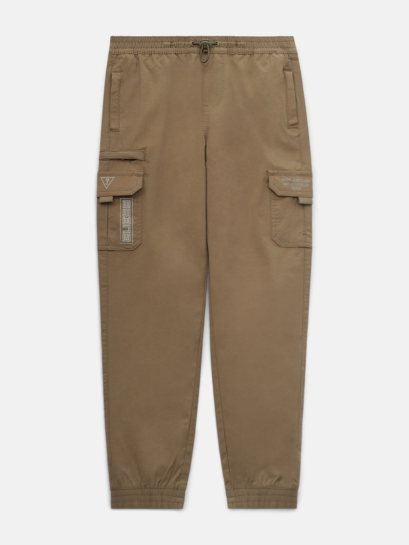 

Нейлоновые джоггеры Klein (7-14) Guess Factory, цвет pale olive