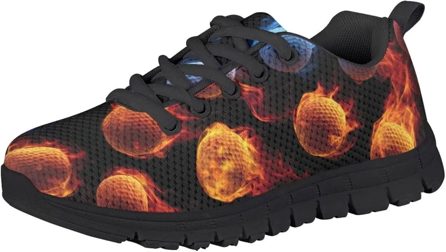 Детские кроссовки для бега и тенниса Pointodoor, Flame Golf Ball — фото 4