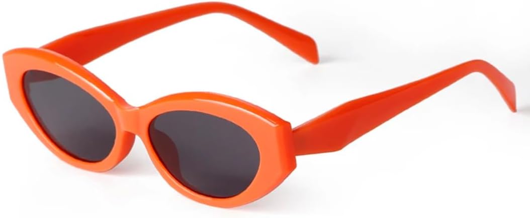 

Модные солнцезащитные очки «кошачий глаз» для женщин, роскошные мужские солнцезащитные очки в оправе «кошачий глаз», узкие очки для защиты от УФ-излучения UV400 SZVVBKK, 4