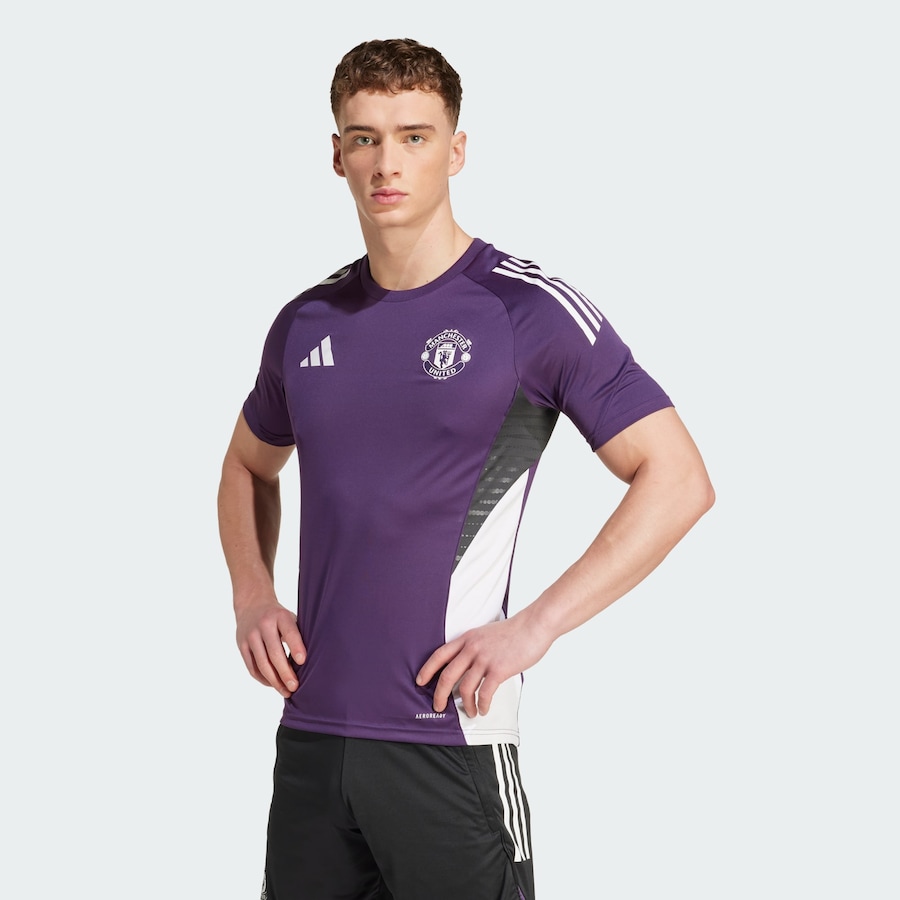 Джерси ADIDAS PERFORMANCE Manchester United Tiro 25 Competition, темно-фиолетовый — фото 2
