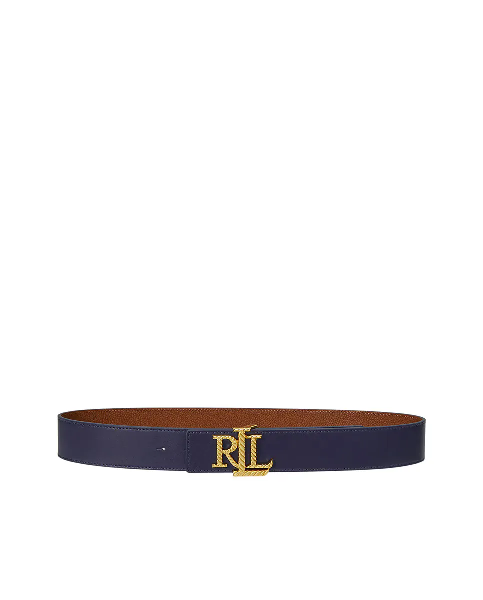 

Женский двусторонний кожаный ремень Lauren Ralph Lauren, многоцветный
