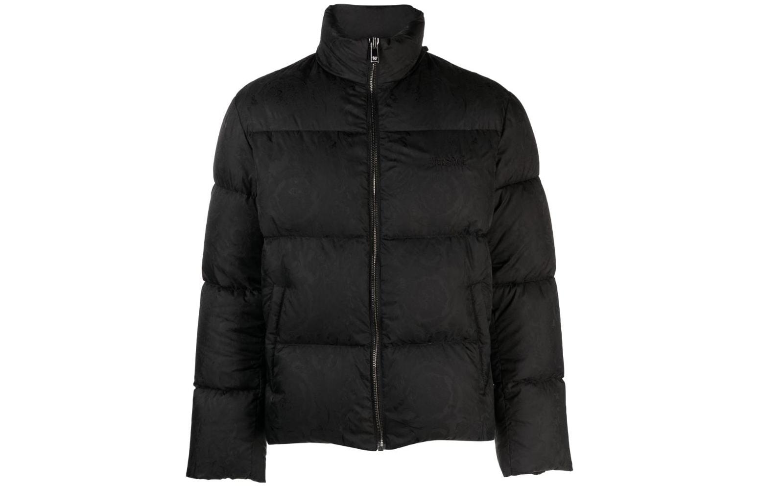 

VERSACE Куртка-пуховик с молнией, Black