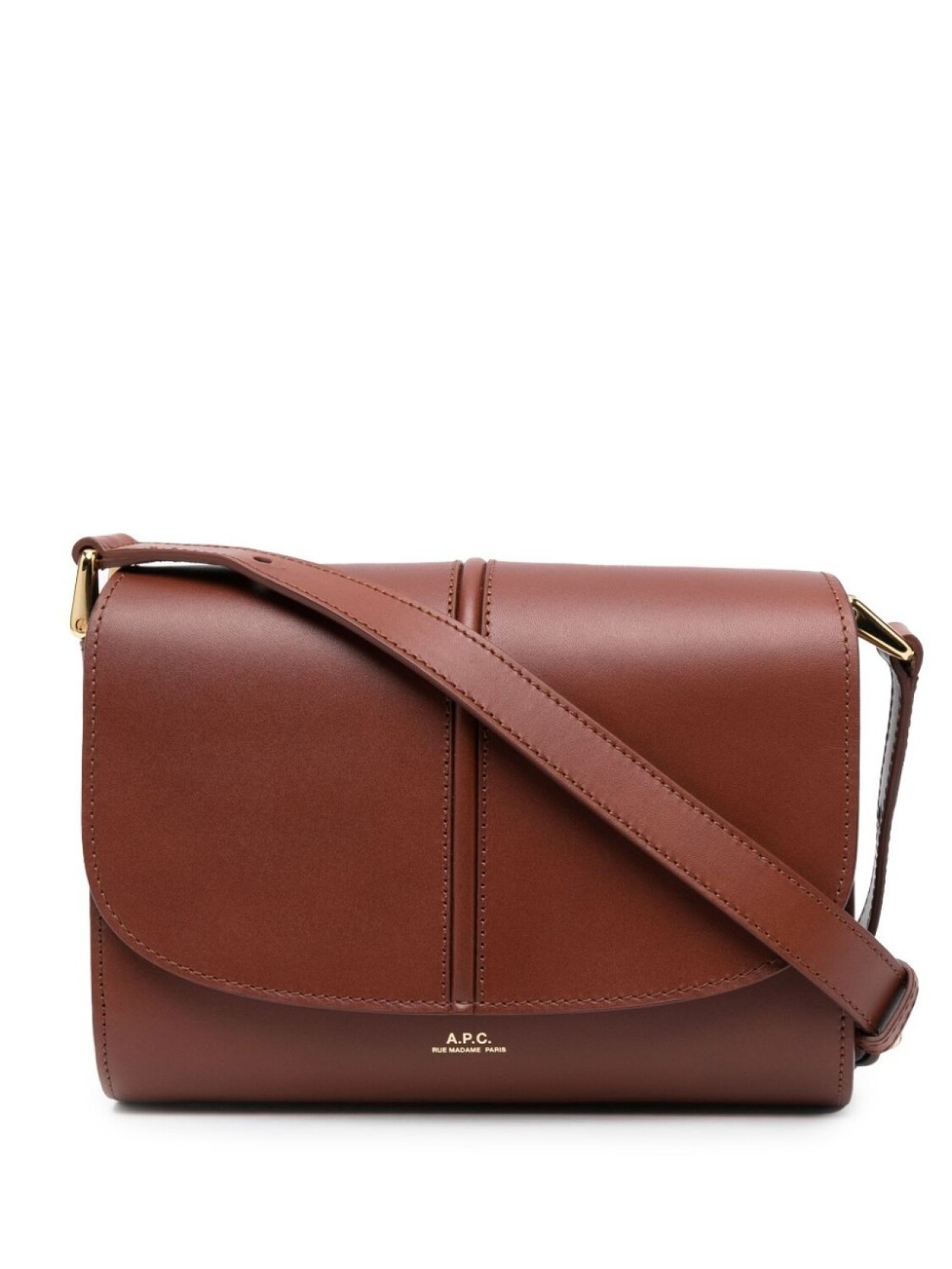 

A.P.C. маленькая сумка через плечо Betty Horizon, коричневый
