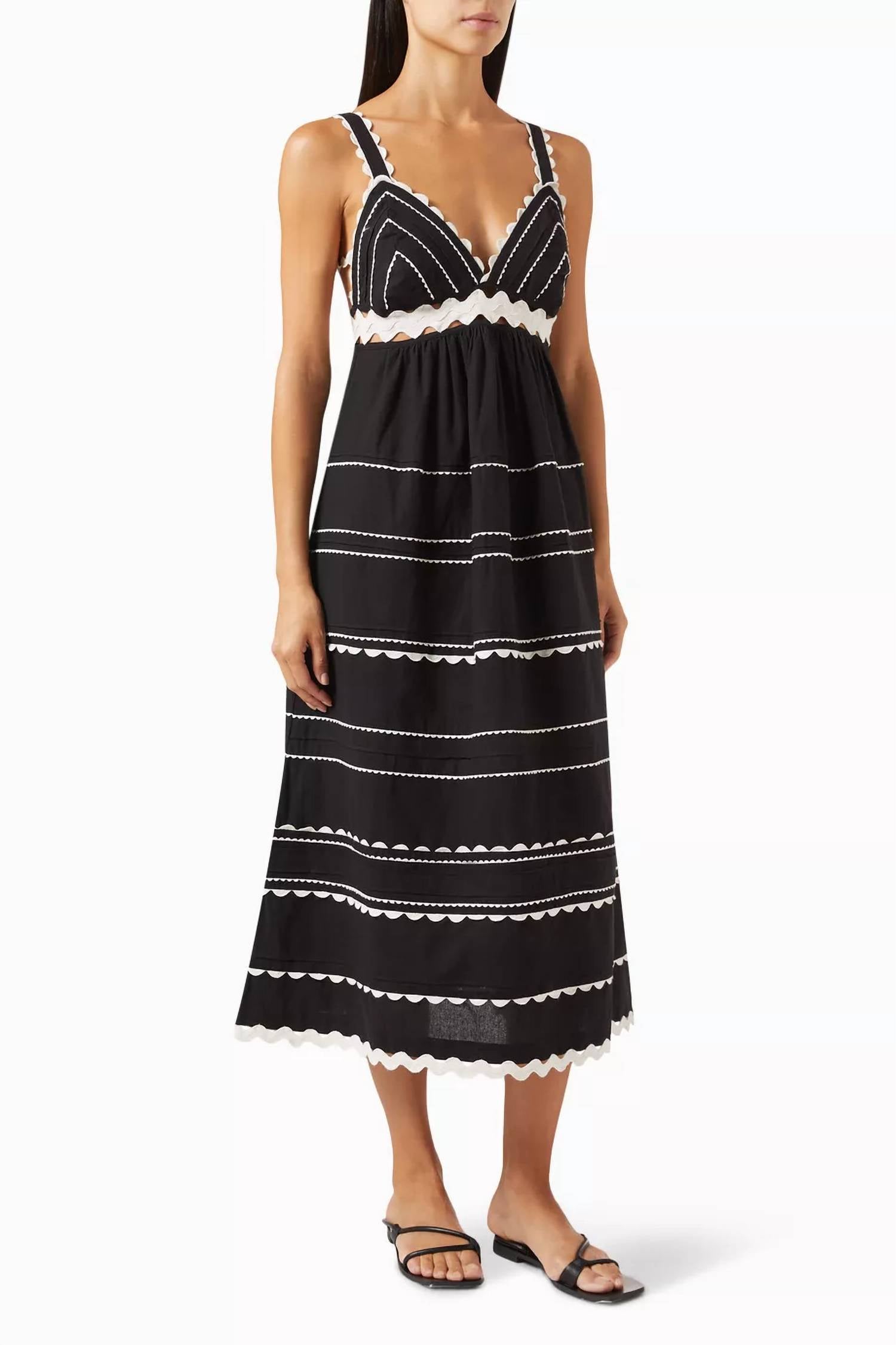 

Платье Everly в черно-белую полоску Sofie the Label