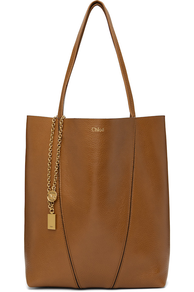 

Chloé spin' tote Chloé, коричневый