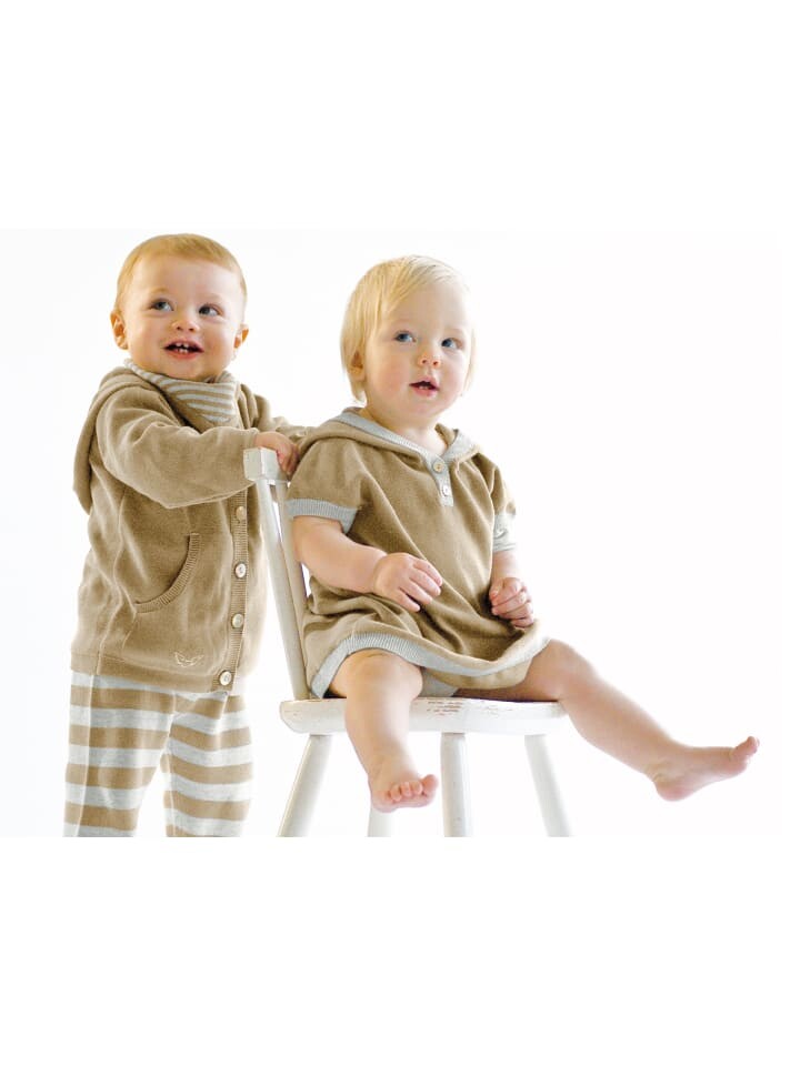 Тканевые брюки petit amour Bio-Strickhose für Babies Suri, цвет Naturtönen — фото 3