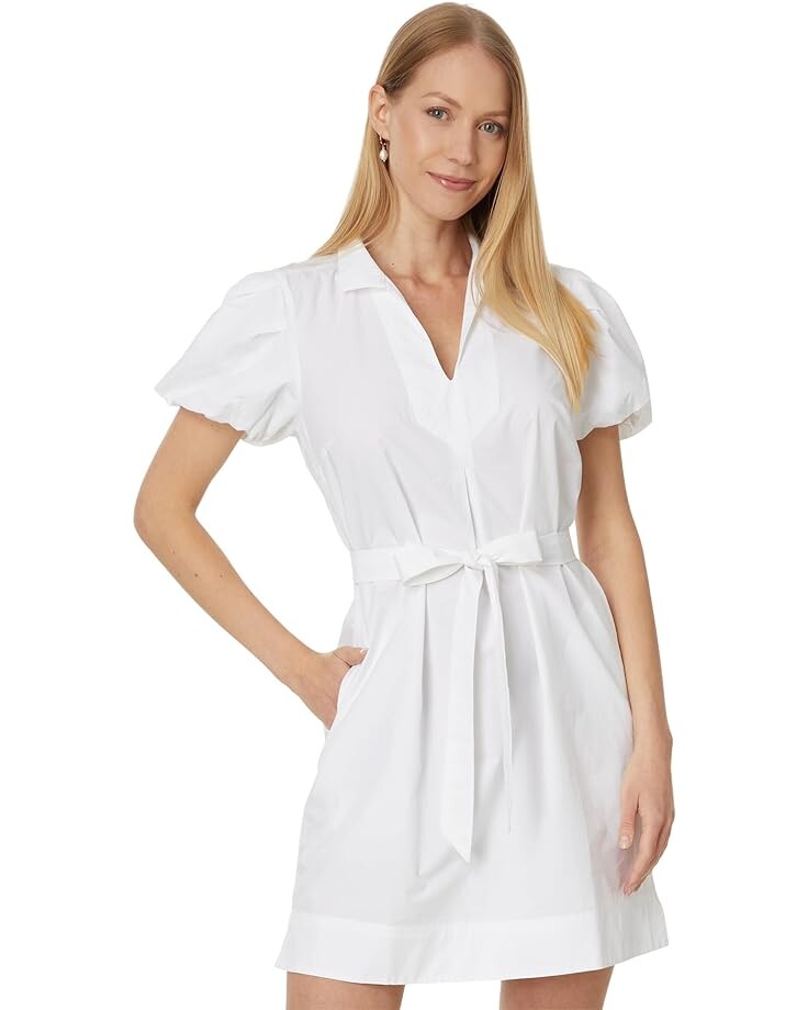 

Платье Tommy Bahama Oceana Poplin Puff Sleeve, белый