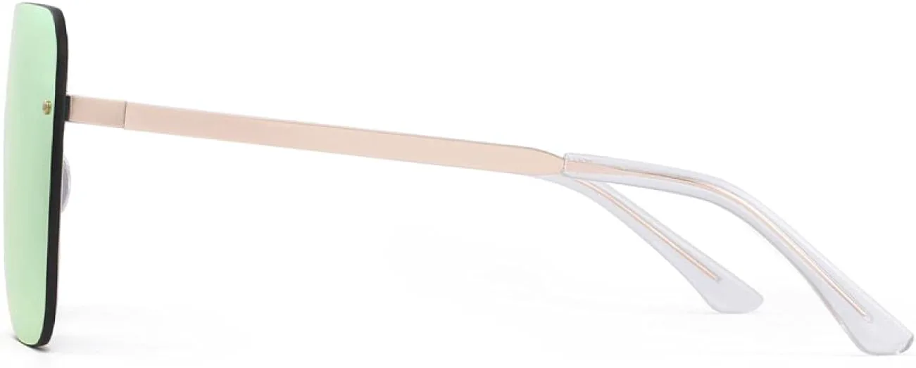 

Модные женские и мужские солнцезащитные очки большого размера в винтажном стиле, солнцезащитные очки-щитки с защитой от УФ-излучения UV400 TKKTLLT, C3 Grey