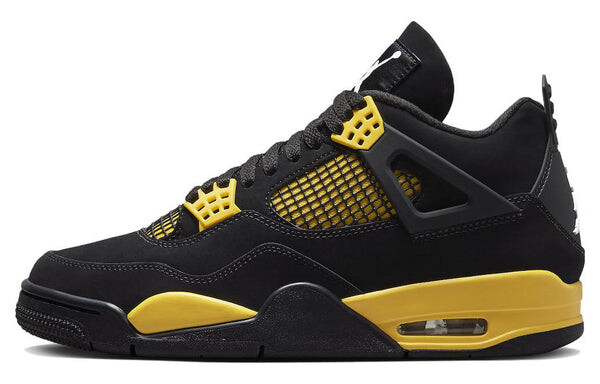Кроссовки 4 retro 'thunder' Air Jordan, черный — фото 2