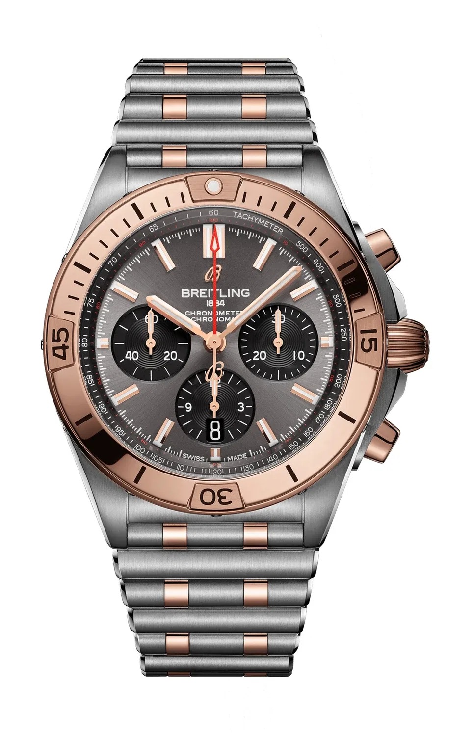 ХРОНОМАТ B01 42 - UB0134101B1U1 BREITLING, серебряный
