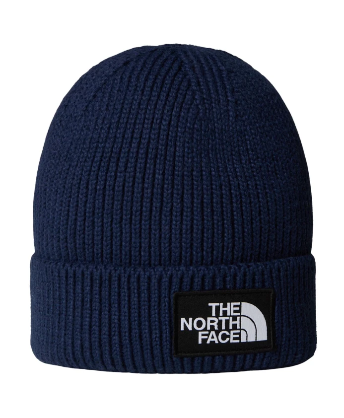 

Шапка с логотипом и манжетой The North Face, синий