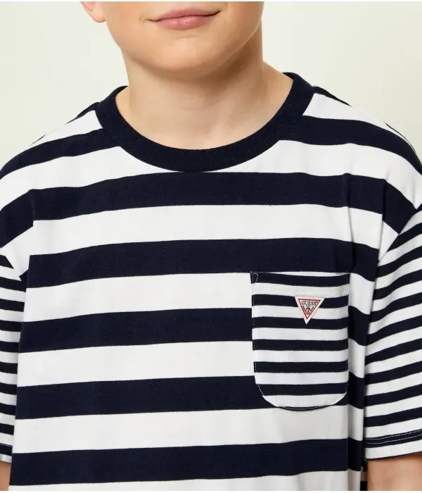 Футболка oversize fit Guess, графитовый — фото 4