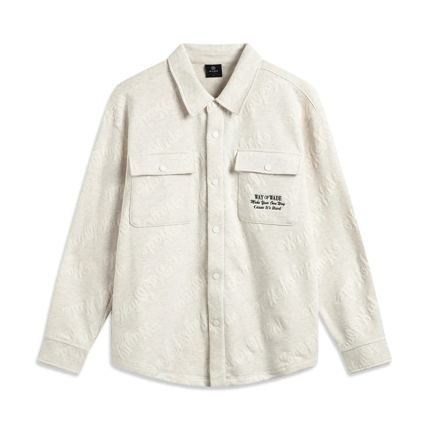 

LINING Куртка мужская вересковая серая жаккардовая, Heather Gray Tile Gray Jacquard