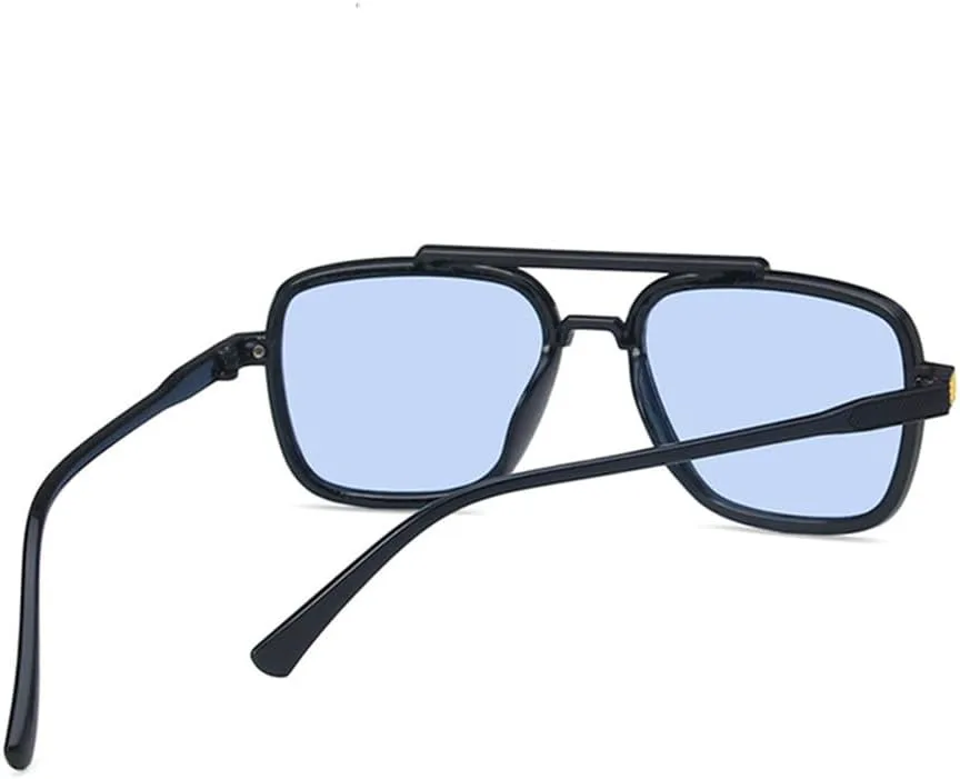 

Женские солнцезащитные очки с фотохромными поляризованными линзами, мужские винтажные солнцезащитные очки большого размера с двойной перемычкой generic, Black Yellow