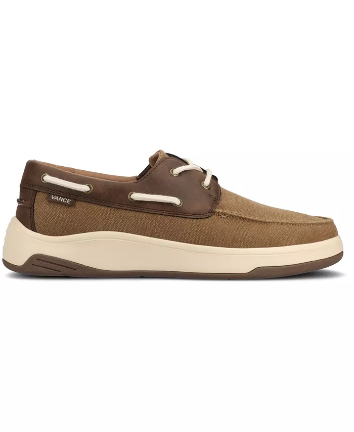 Мужские лодочные туфли Catamaran Low Top Flexible Sneaker Vance Co., коричневый — фото 2