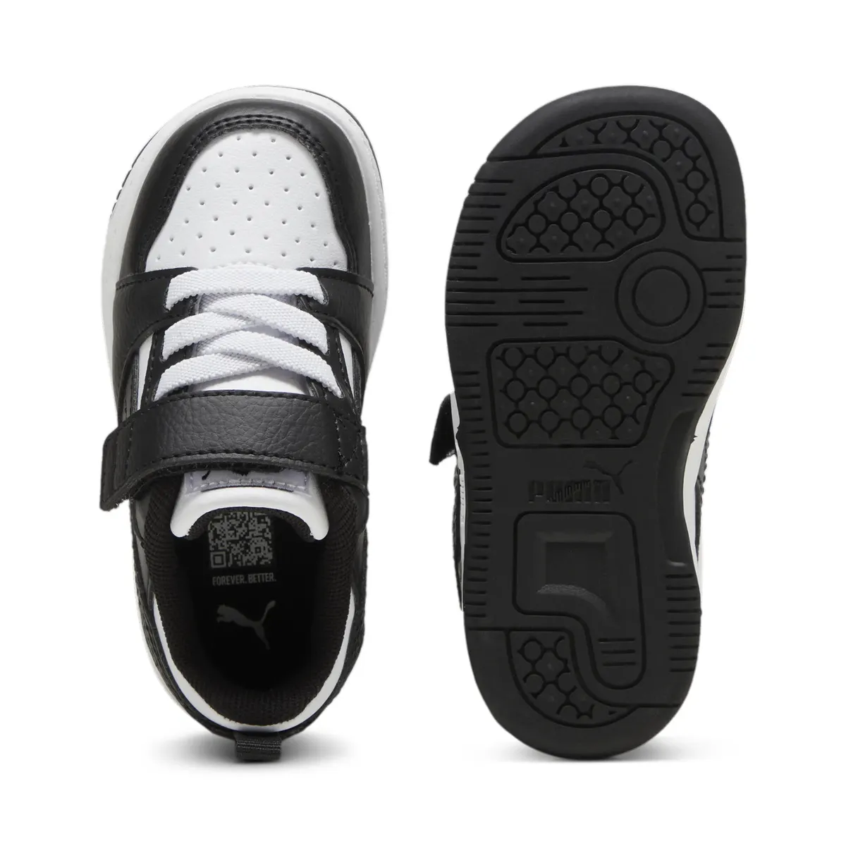 Кроссовки PUMA "REBOUND V6 LO AC+ INF", детские, белый — фото 4