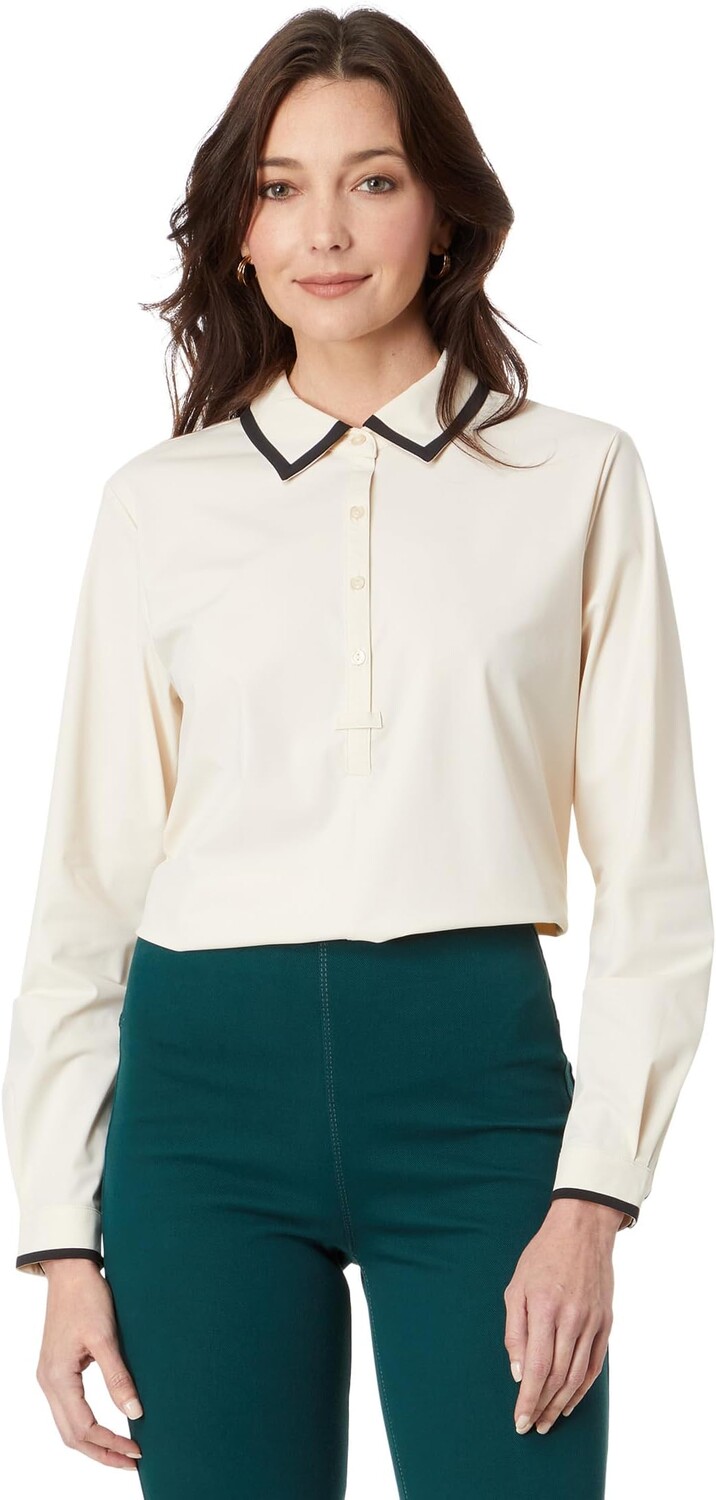 

Рубашка Lysse Diana Shirt with Contrast Trim, цвет Crisp Chino