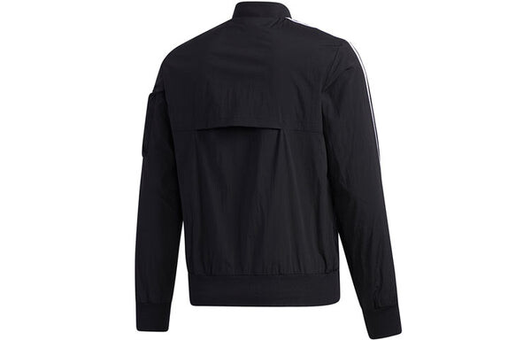 Куртка adidas Must Haves Jacket BOMB 3-Stripes - Black, черный — фото 2