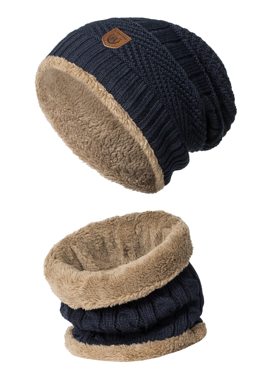 

Шапка INDICODE JEANS Beanie Siracusa Hoddie, темно-синий