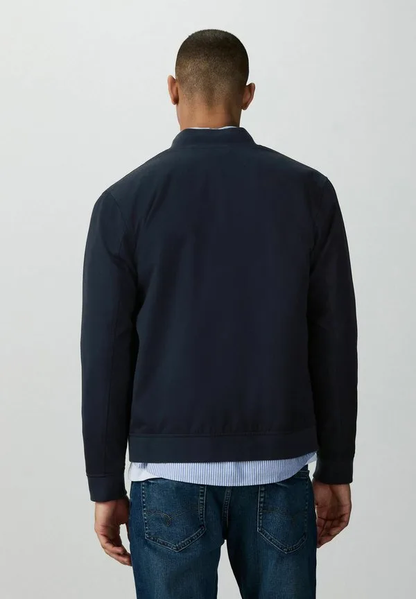 Классическая вышитая стильная куртка-бомбер Next, Navy Blue — фото 3
