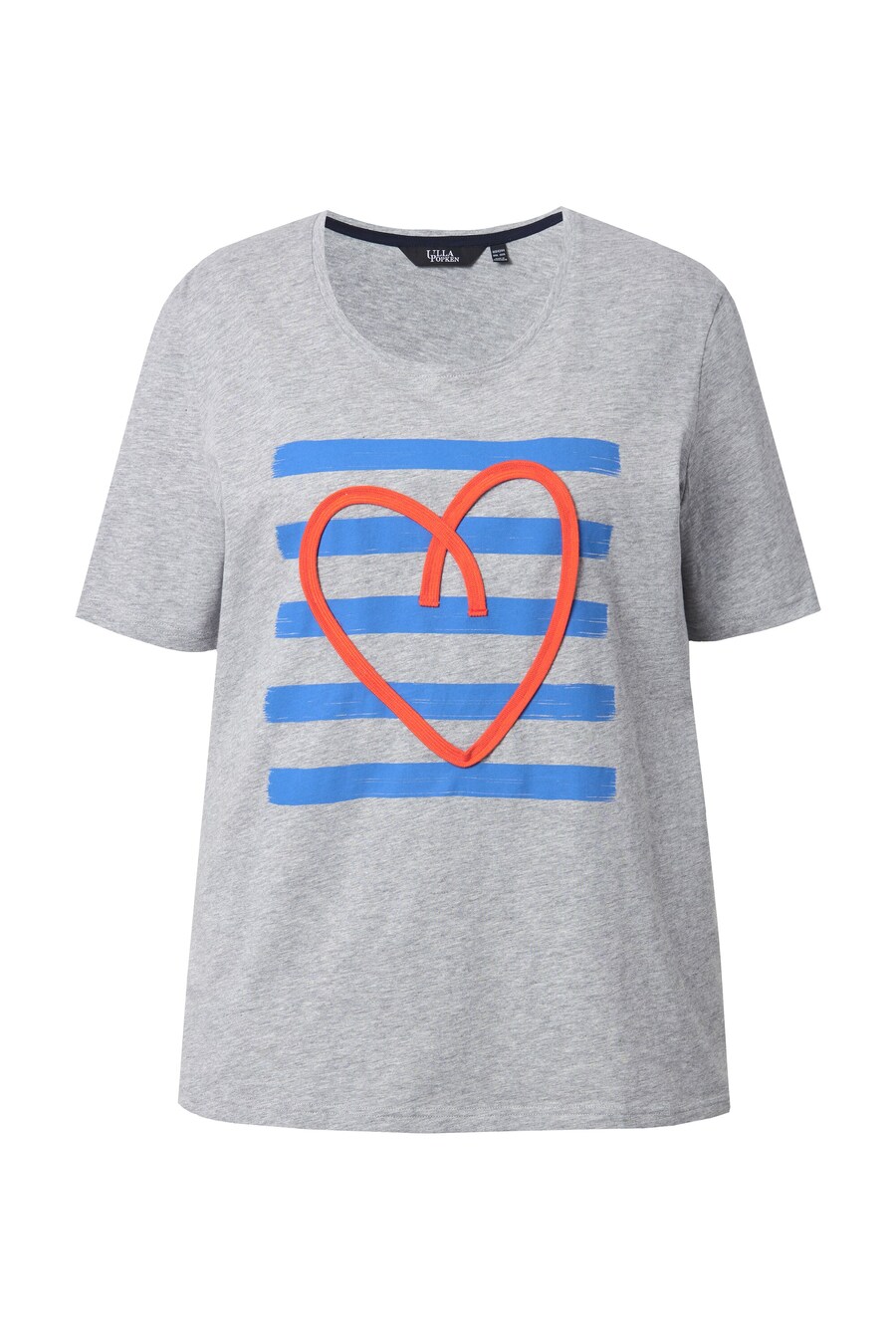 

Футболка Ulla Popken, Light grey/mottled grey