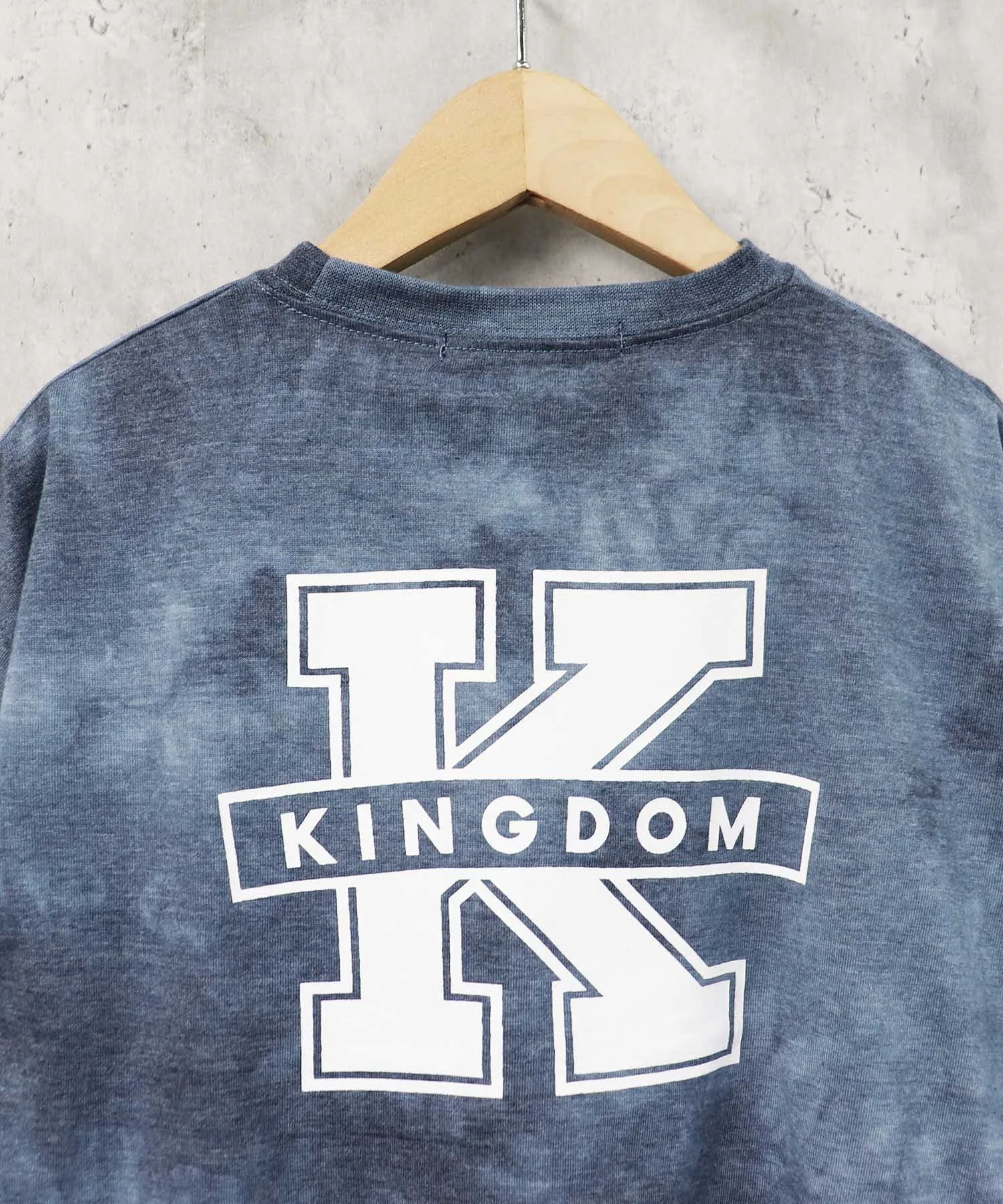 Детская футболка с принтом ZI-ON Print Design Big T Kids синяя — фото 3