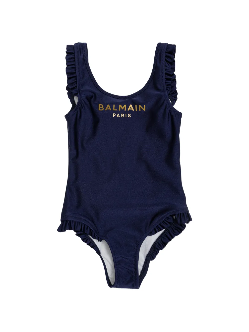 

Купальник с оборками Balmain Kids, синий