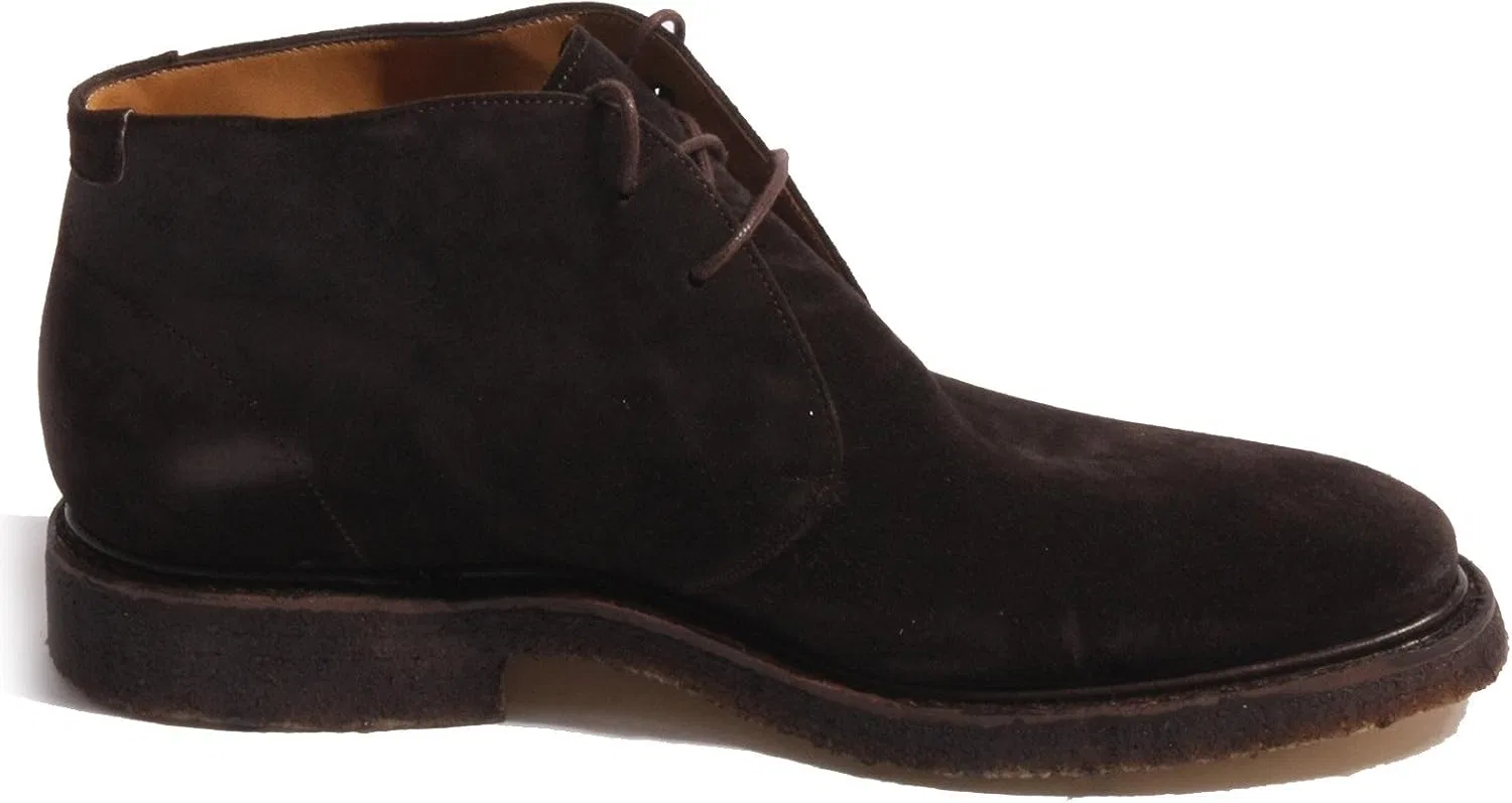 CORDWAINER B0200 Polacchino Uomo Kim Marrone Коричневые мужские ботинки — фото 2