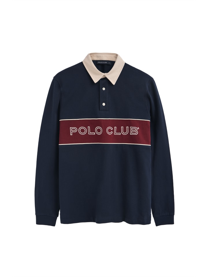 

Polo Club Рубашка-поло темно-синего цвета, Синий, Polo Club Рубашка-поло темно-синего цвета