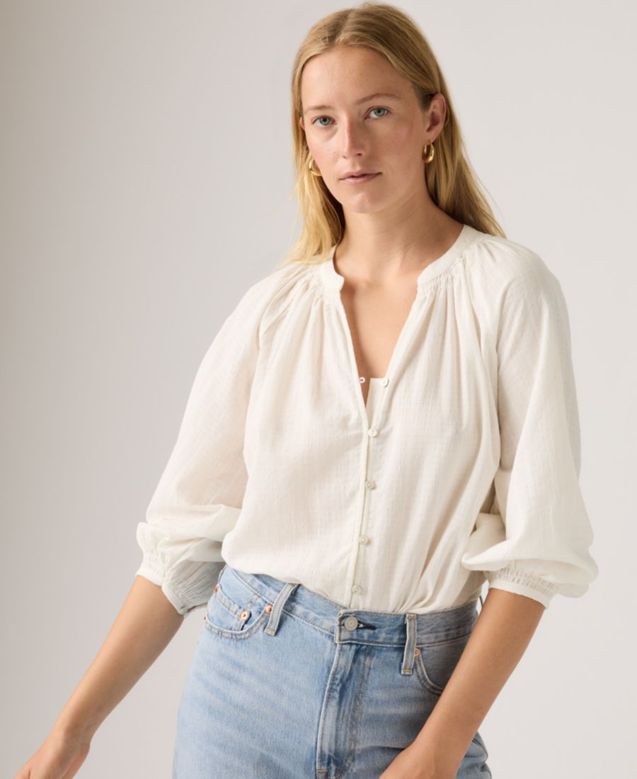 Женская блузка Phoebe с V-образным вырезом Levi's, Sugar Swizzle — фото 4