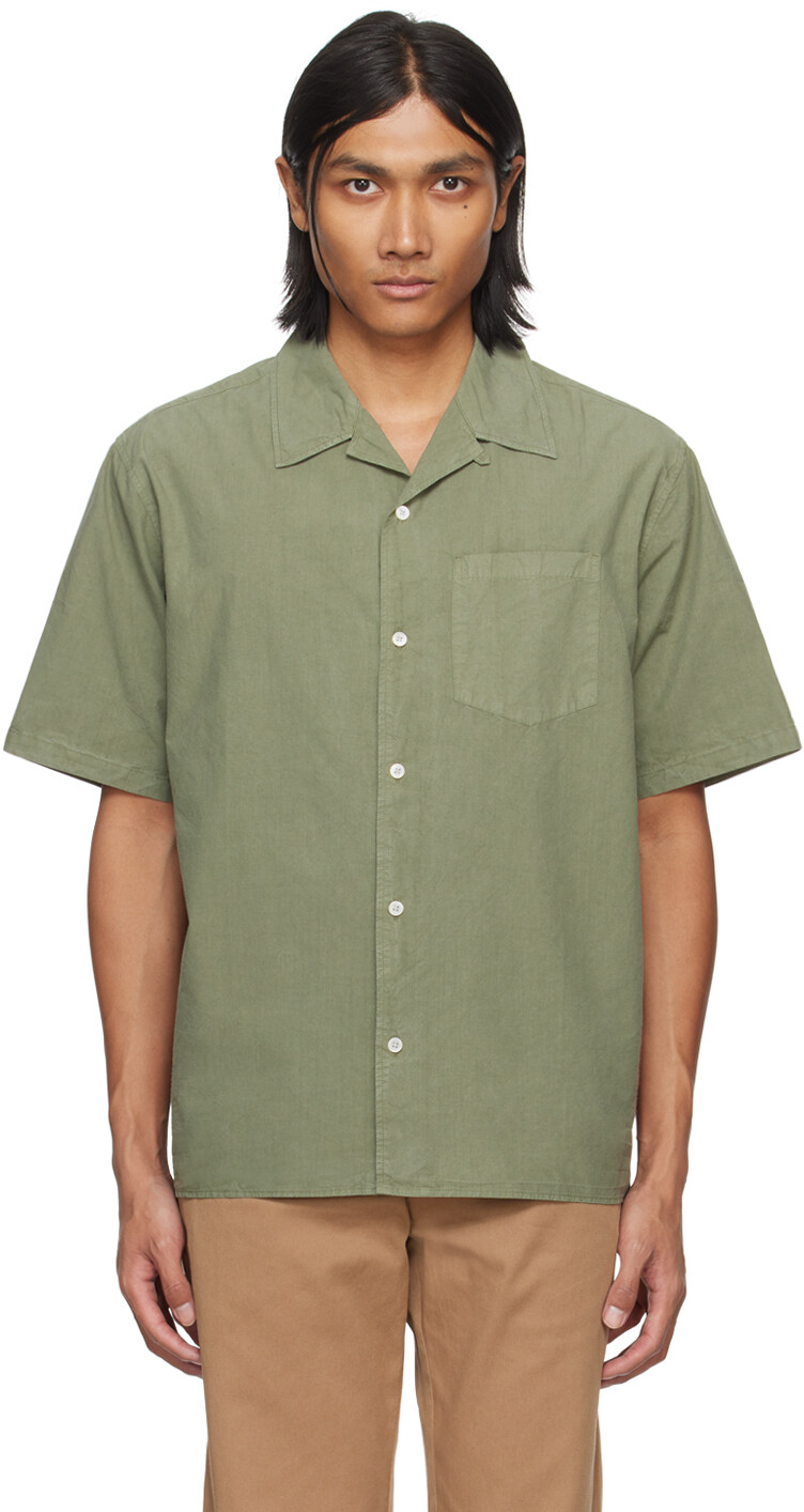 

Хаки Карстен Рубашка Norse Projects, цвет Mid khaki