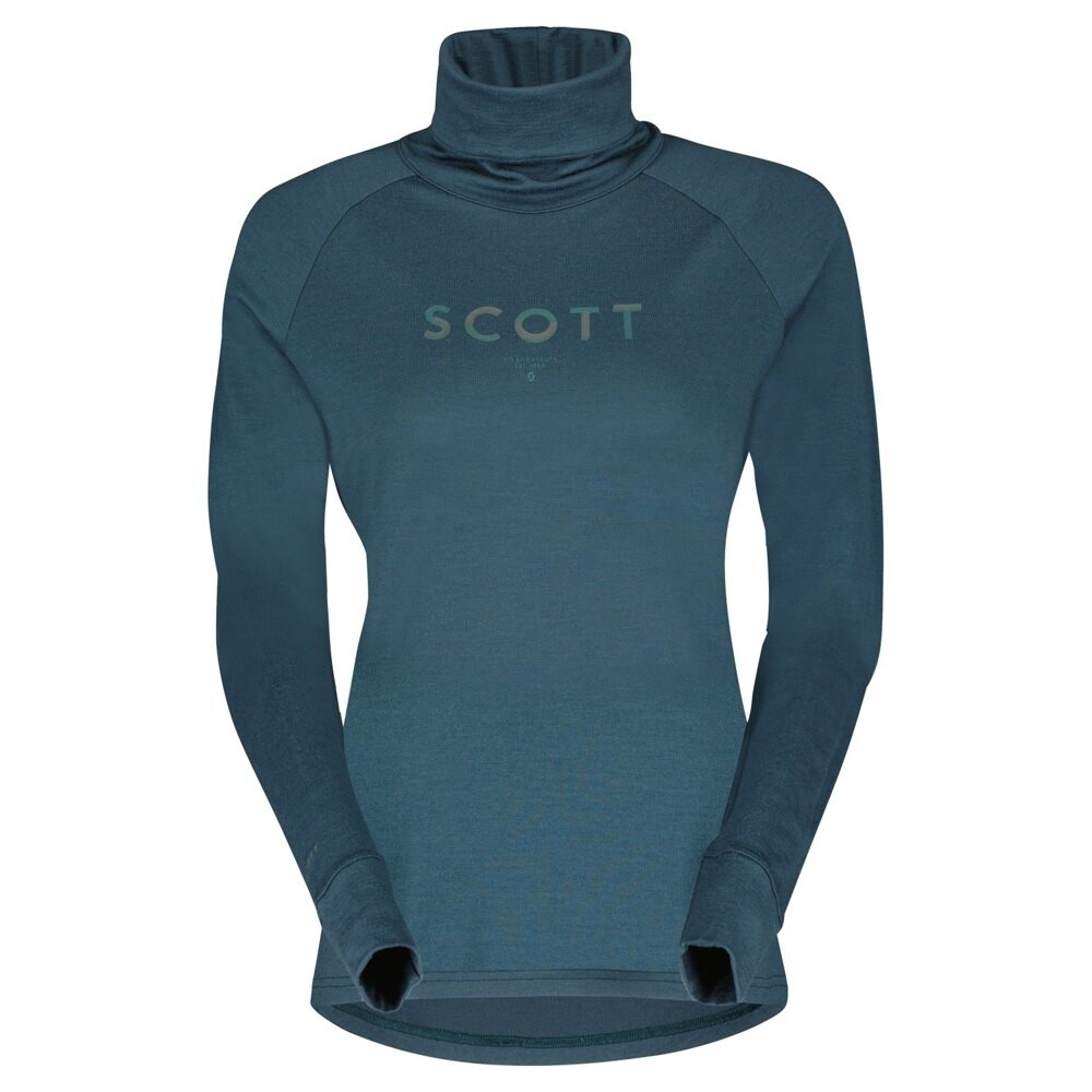 

Футболка с длинным рукавом Scott Defined Merino High Neck, зеленый