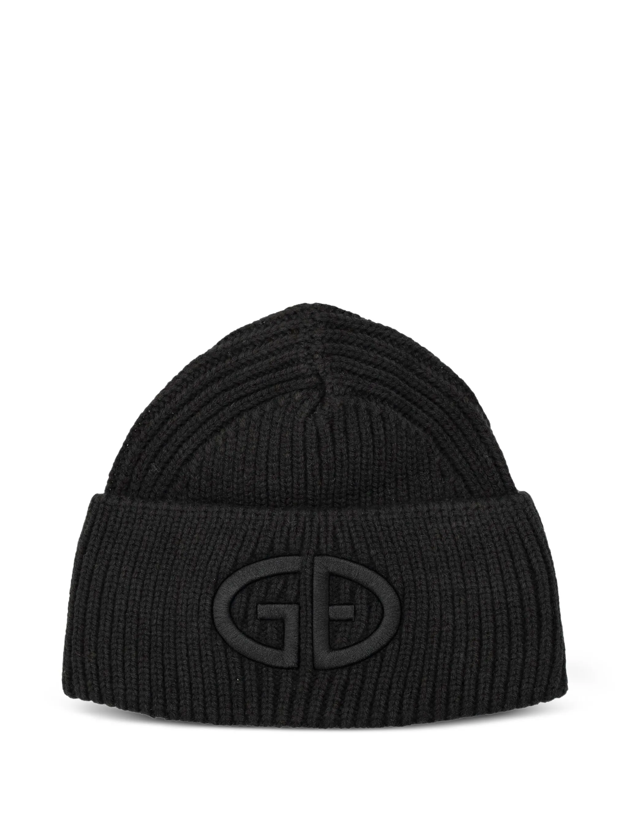 

Шапочка с логотипом в рубчик Goldbergh, черный