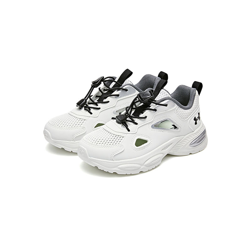 Низкие детские кроссовки для подростков Under Armour, белый — фото 3