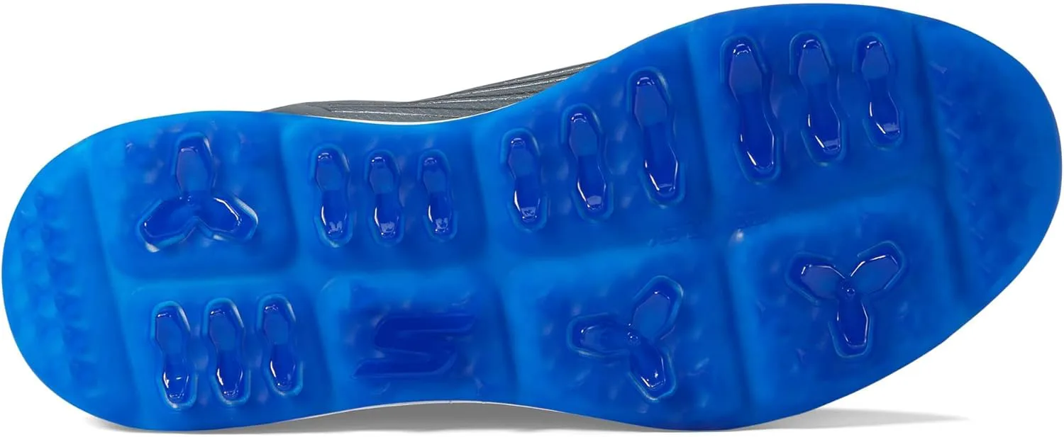 Мужские водонепроницаемые гольф-туфли Skechers Elite 5 Arch Fit, серый/синий — фото 4