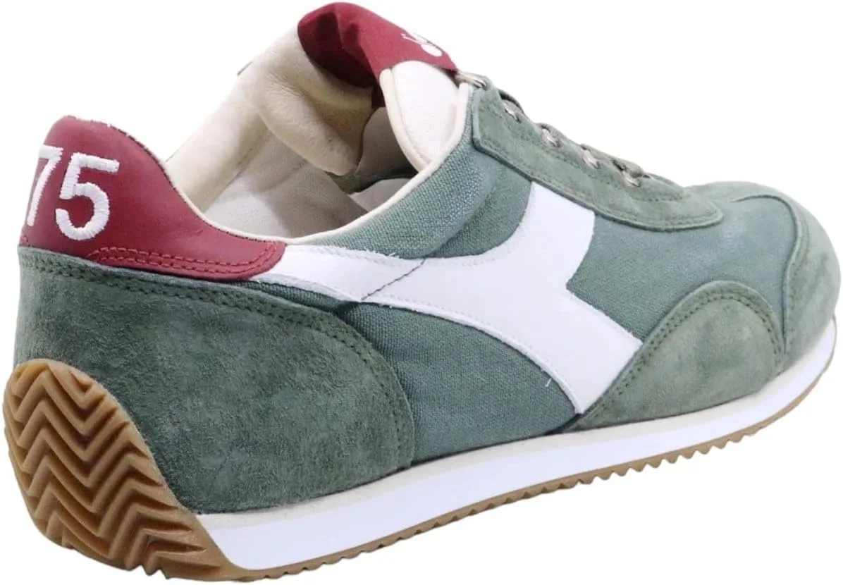Кроссовки Diadora Heritage Equipe H Canvas SW, унисекс, с зеленым лавровым венком — фото 4