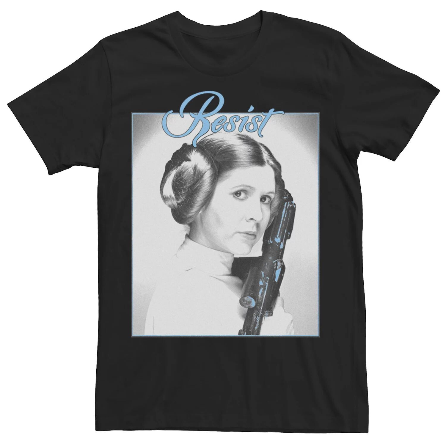 

Мужская футболка с рисунком Resist Star Wars, черный