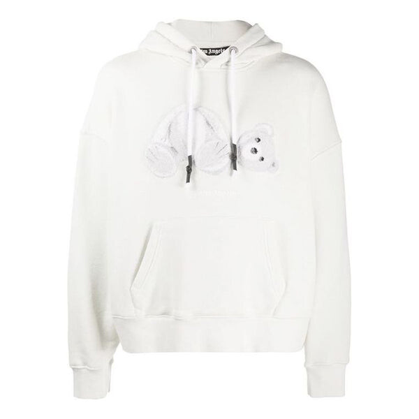 

Толстовка men's teddy bear white Palm Angels, белый