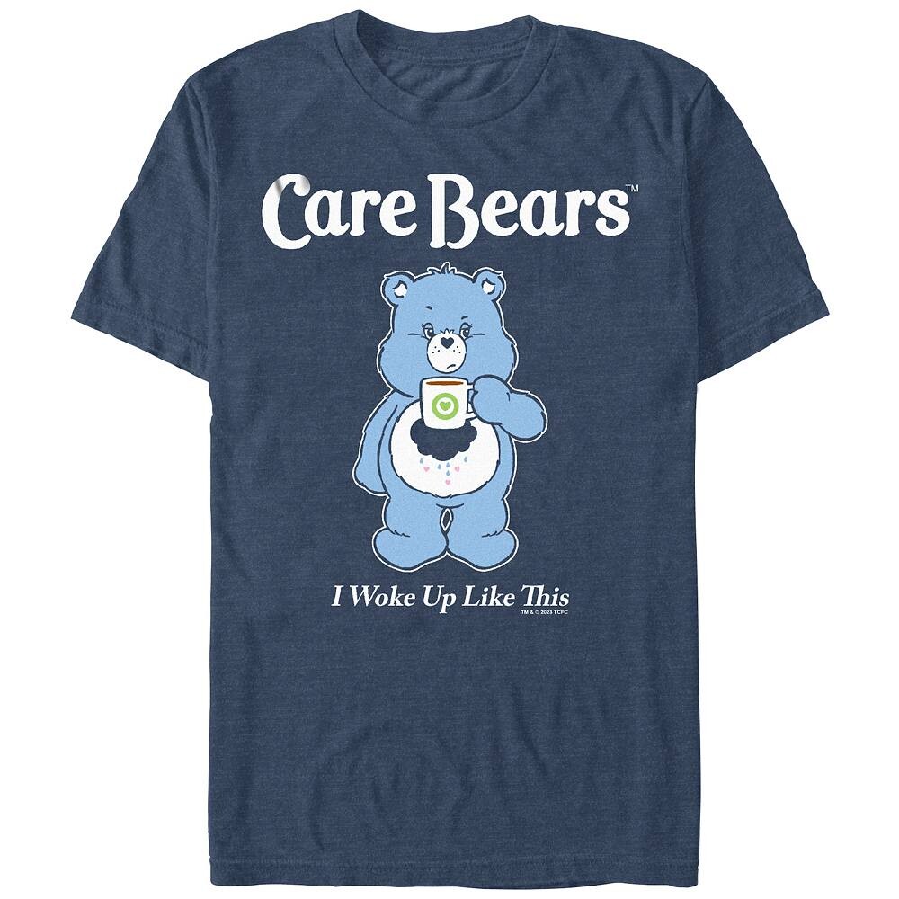 

Мужская футболка Care Bears I Woke Up Like This с рисунком Licensed Character, цвет Navy Heather