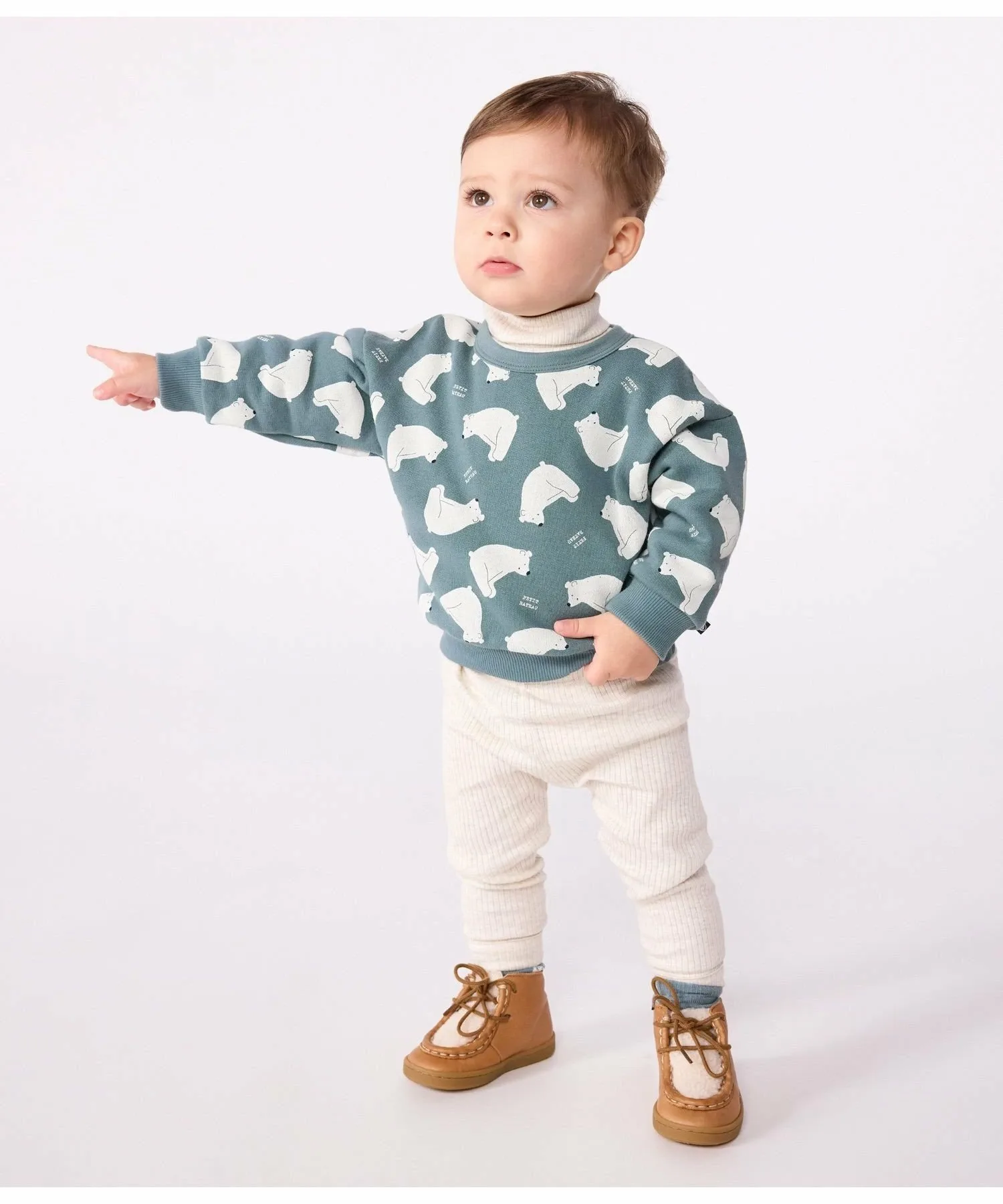 Пуловер из толстовки PETIT BATEAU, Indigo Blue/Multicolor
