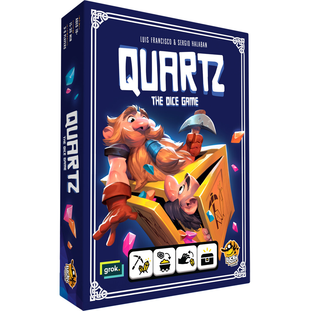 

Настольная игра Lucky Duck Games Quartz: The Dice Game