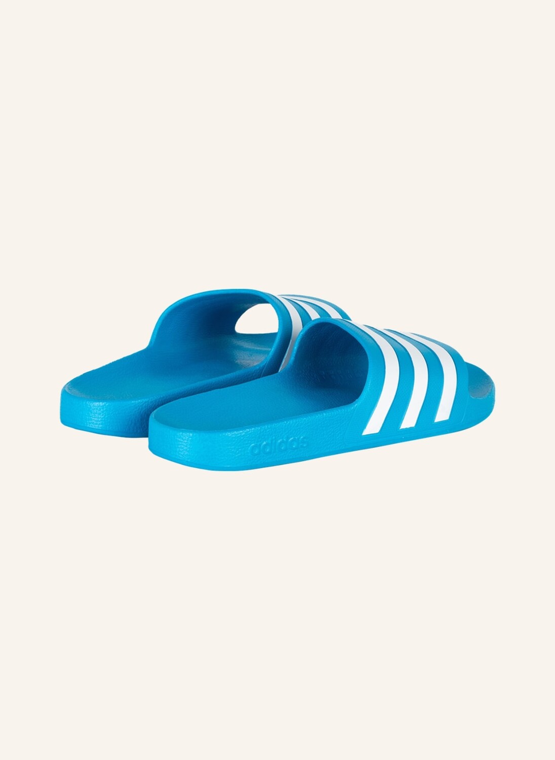Мюли adilette aqua adidas, светло-голубой/белый — фото 2