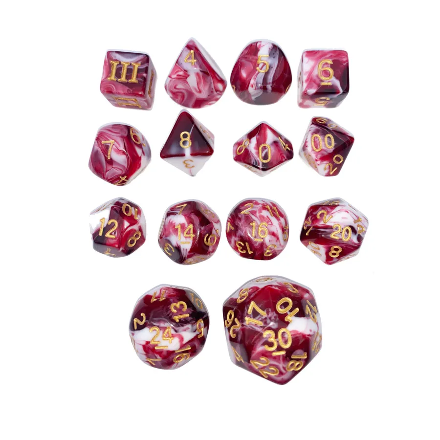 

Шаговые кости для ролевой игры — Прикосновение вампира (13), Elfball Miniatures - Dice - Special Sets