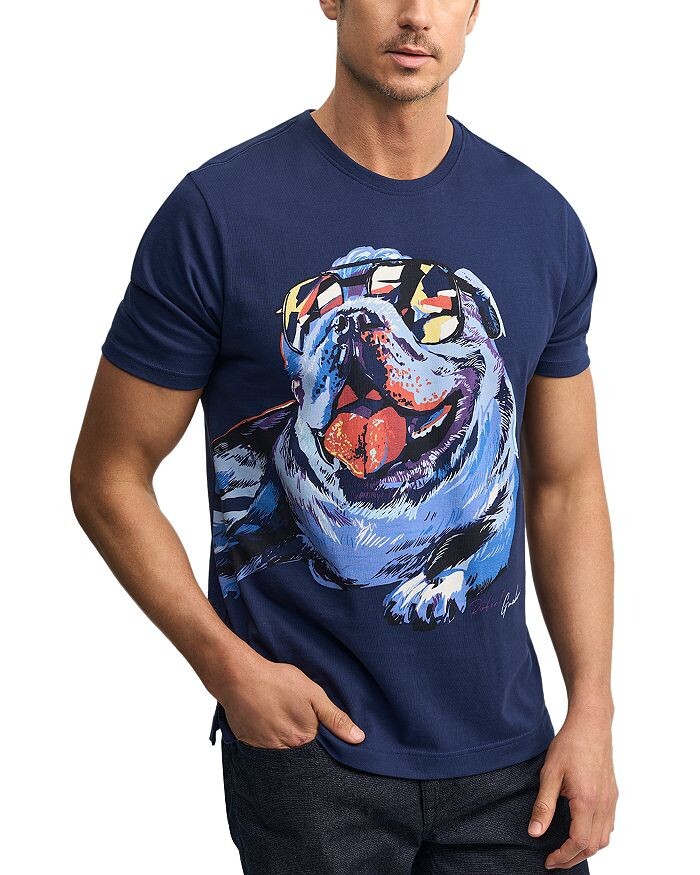 

Футболка с рисунком Robert Graham Shades of Graham, синий