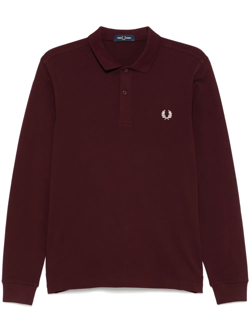 

Рубашка поло с вышитым логотипом Fred Perry, красный