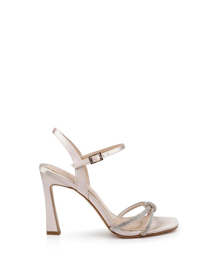 Женские вечерние сандалии Madison Jewel Badgley Mischka, тан/бежевый — фото 2