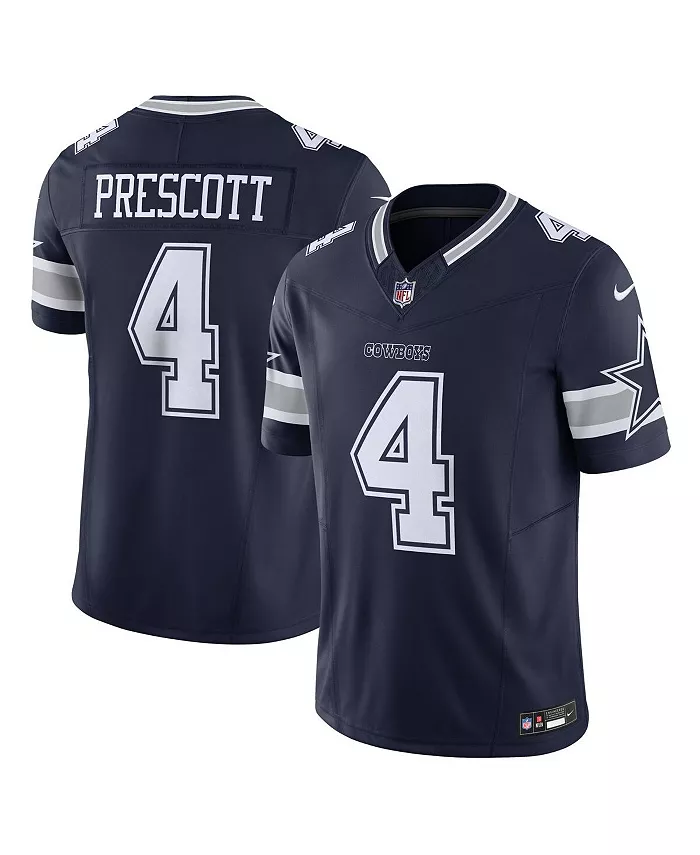 

Мужская лимитированная джерси Dak Prescott Dallas Cowboys Vapor F.U.S.E Nike, синий