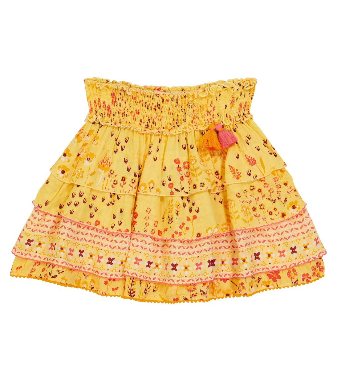 

Мини-юбка с цветочным принтом Ариэль Poupette St Barth Kids, Yellow Bouquet Bqy