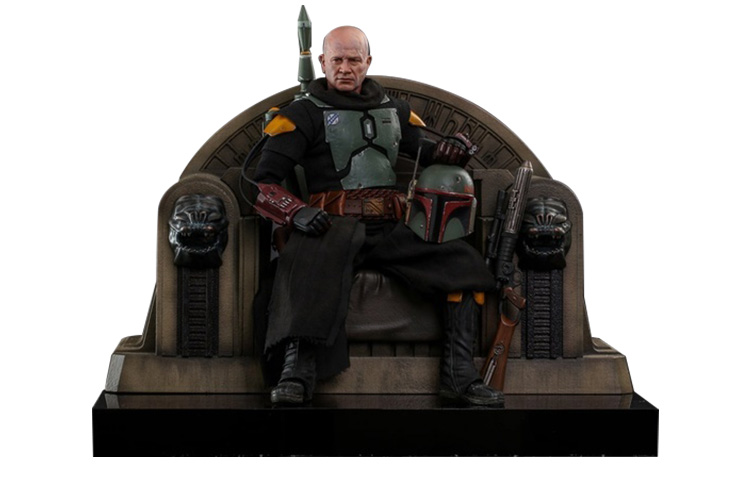 

Фигурка боба фетт tms056 star wars, the mandalorian, боба фетт, throne edition, dual version, 30 см Hot Toys, Boba Fett Throne Edition