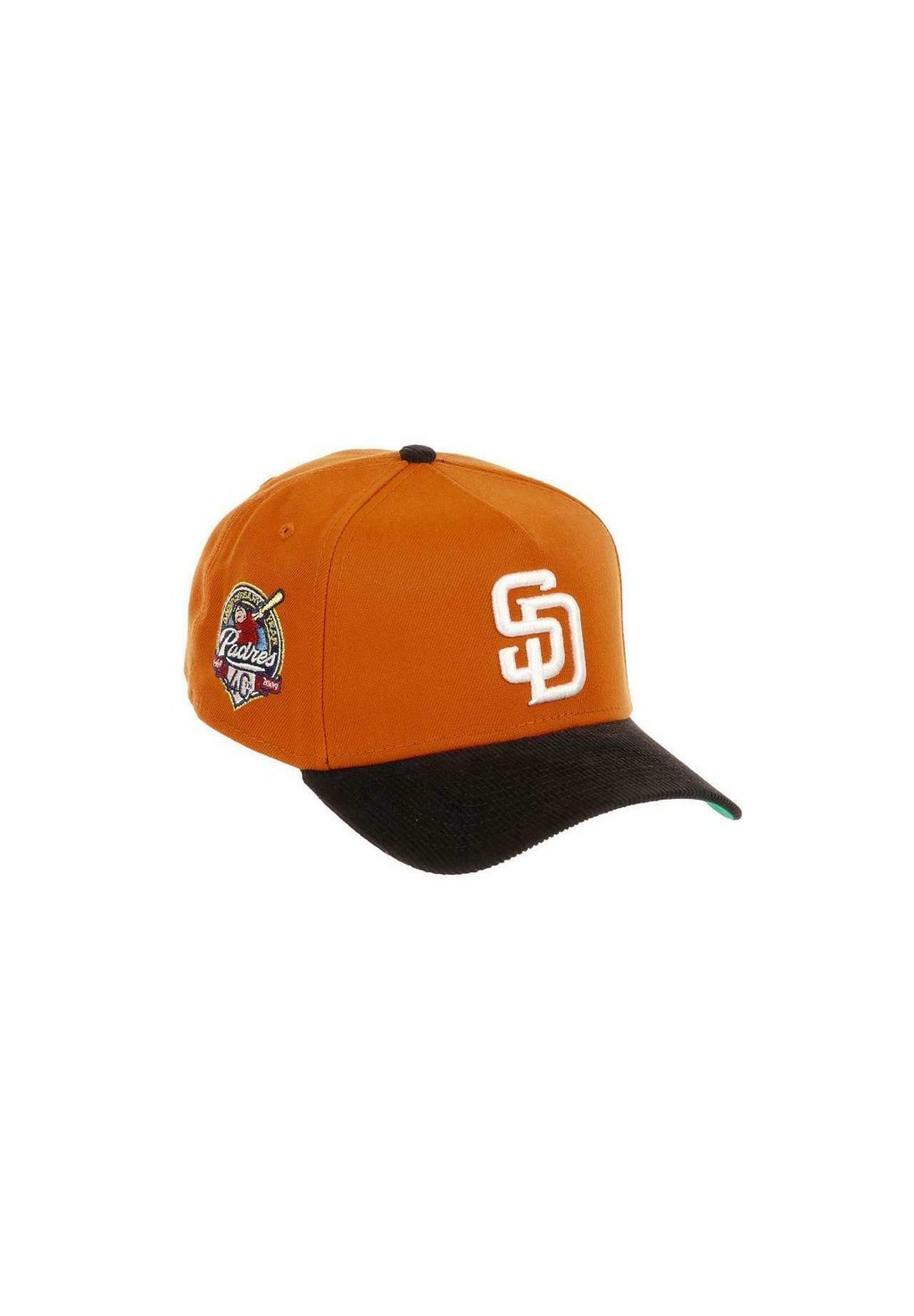 

Бейсболка SAN DIEGO PADRES MLB 40TH ANNIVERSARY SIDEPATC 9FORTY A-FRAME SNAPBACK New Era, цвет schwarz